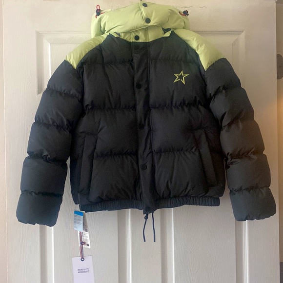 PERFECT MOMENT small S 
Moment hooded two-tone quilted down ski jacket - Picture 4 of 9
